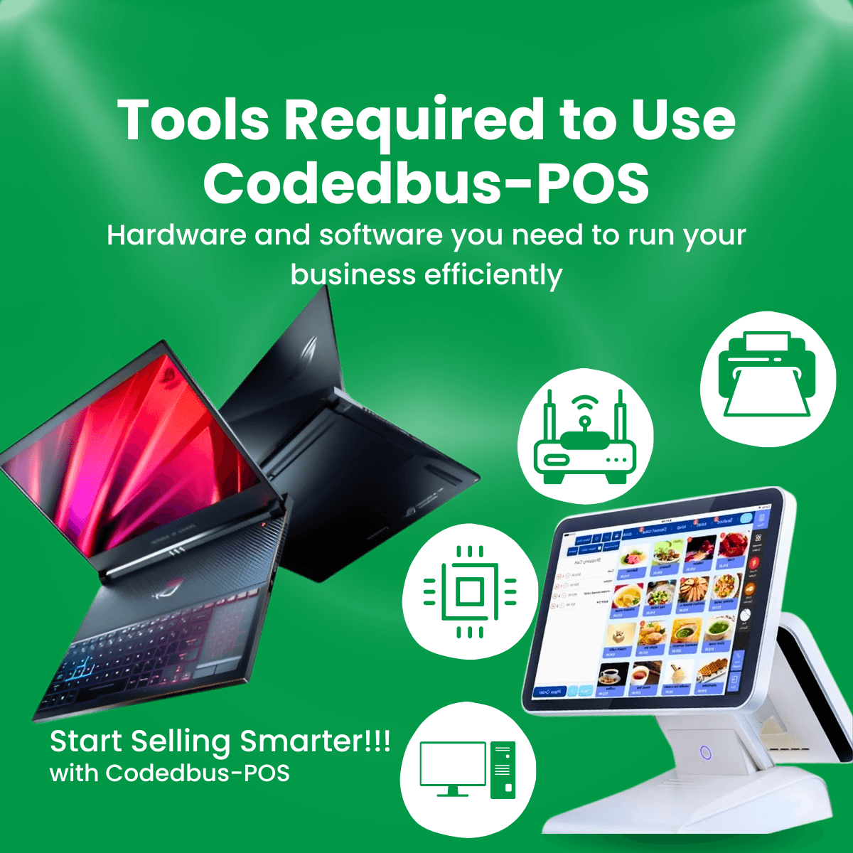 Tools Required to Use Codedbus-POS Software